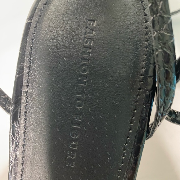 Fit To Figure Victoria Thong Heels size 10W NWOT - Picture 7 of 11